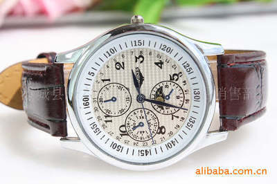 六針大表盤商務石英表 經典設計與實用價值的完美結合